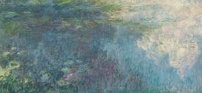 Die Seerosen - Die Wolken (rechte Seite), 1914-18 von Claude Monet